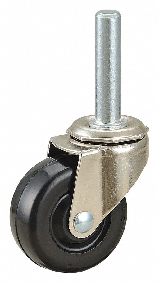 Swivel Stem Caster Rubber 2 in 75 lb.