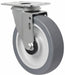 Plate Caster Swivel Rubber 5 5/8 H