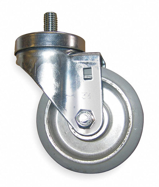 Swivel Caster 3 1/2 In Mold On Rubber