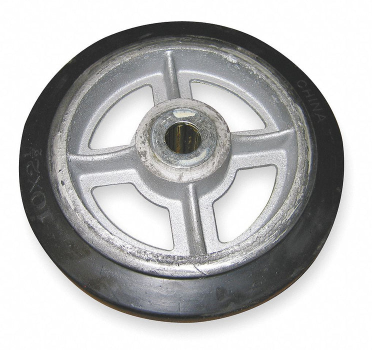 Wheel 10x2 1/2 In Mold On Rubber
