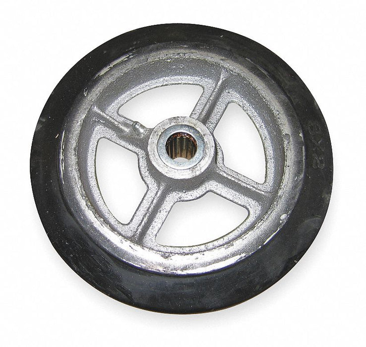 Wheel 6 x1 1/2 Mold On Rubber