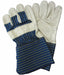 D1576 Leather Gloves Blue/Yellow XL PR