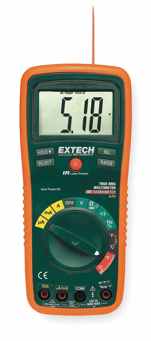 DigitalMultimeter TRMS 10A 600VAC/DC