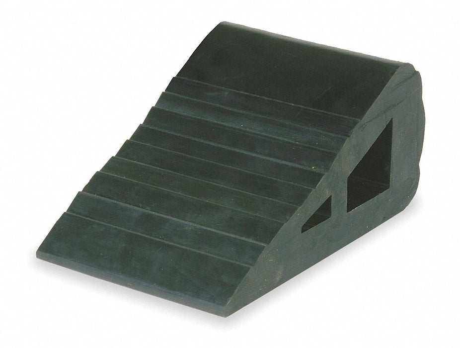 Wheel Chock 4 In W x 3 In H Black