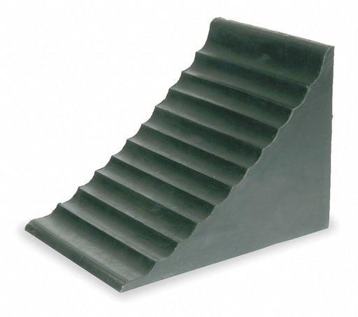 Wheel Chock 7 1/4 In W x 9 3/8 InH Black