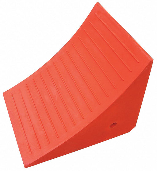 Wheel Chock 14 1/2 In W 14 1/4 In H Orng