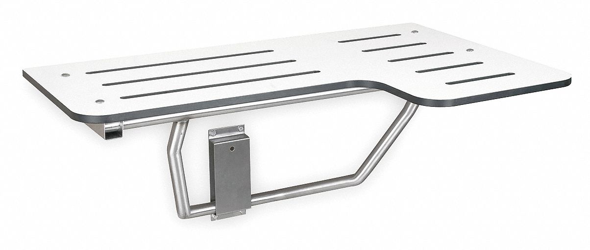 Wall Mounted Shower Seat 34 1/2in Seat W