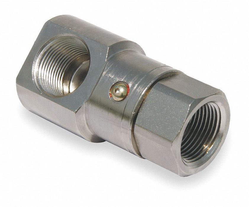 Swivel 90 Deg Steel 1 in FNPT Inlet