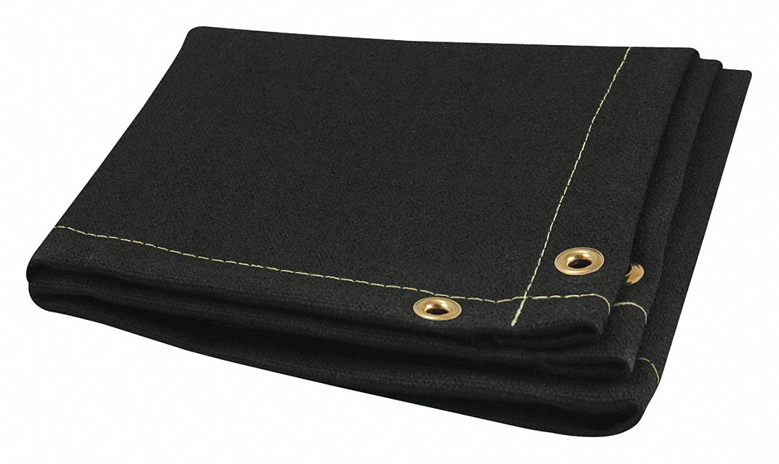 Welding Blanket 3 ft W 4 ft L Black
