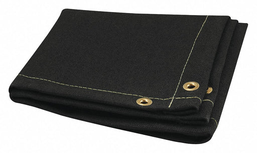 Welding Blanket 4 ft W 6 ft L Black