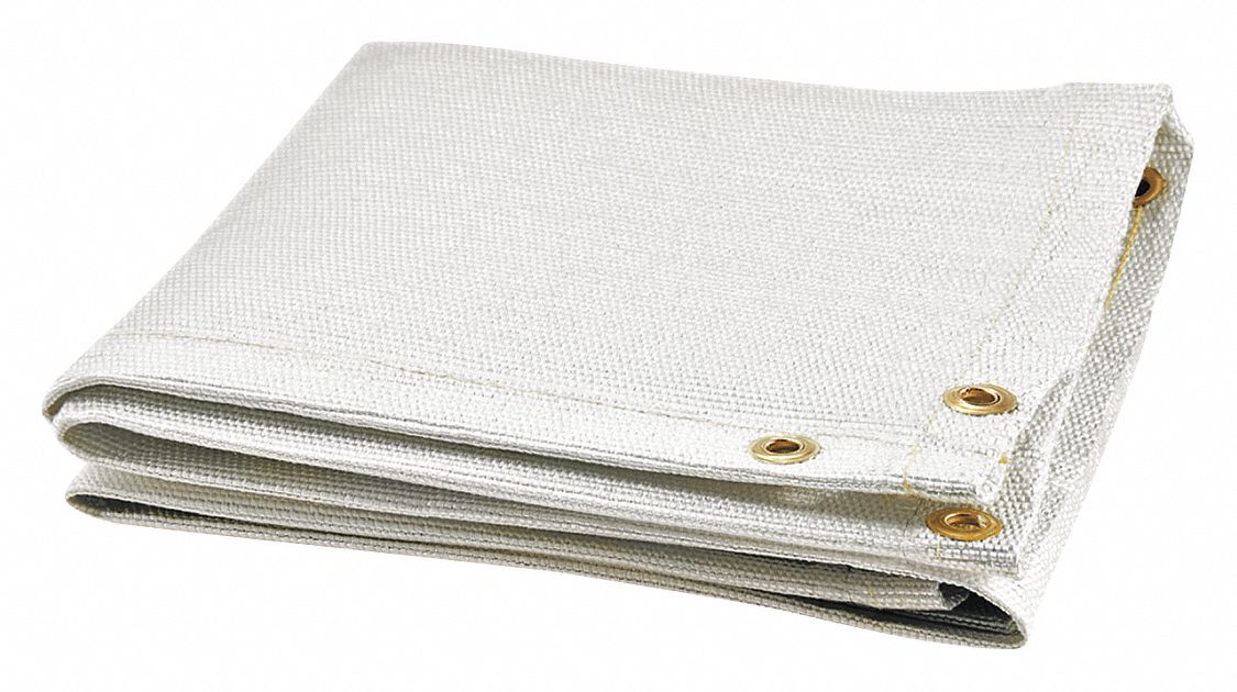 Welding Blanket 10 ft W 10 ft L White