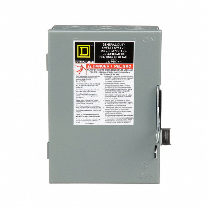 Safety Switch Fusible 30 A Steel