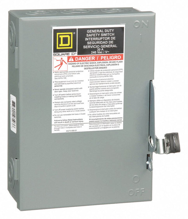 Safety Switch Fusible 30 A Steel