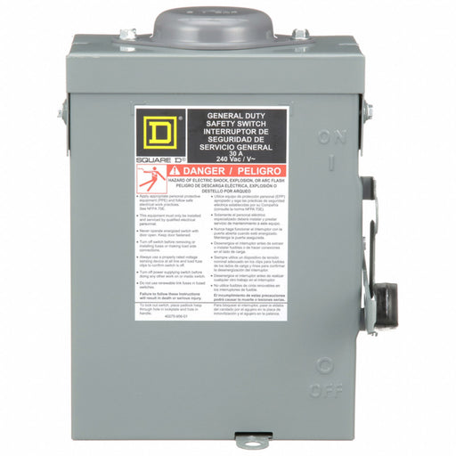Safety Switch Fusible 30 A Steel