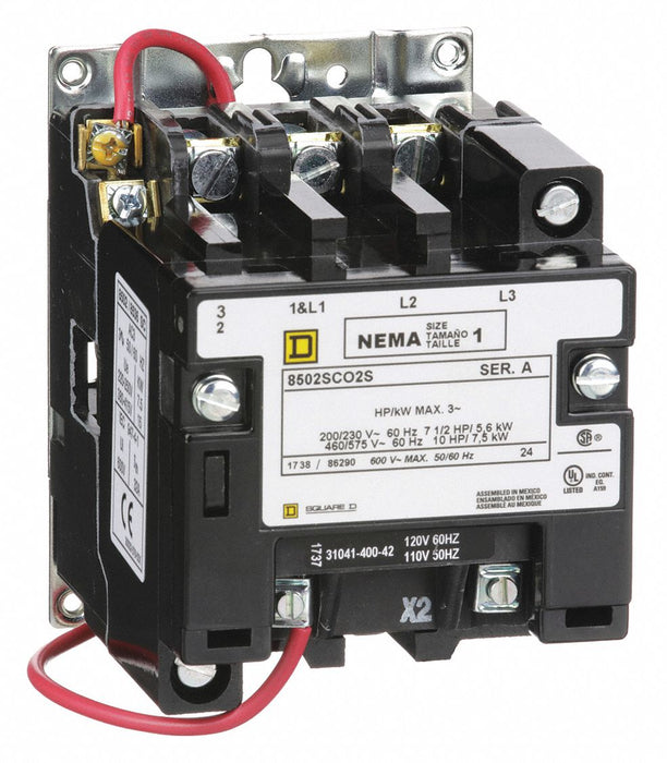 NEMAMagContactor NonReversing 120VAC