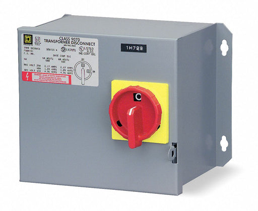 Transfrmr Disconnect 500VA 240/480V-120V