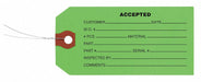 Tag Green Paper 4-3/4inH 2-3/8inW PK1000