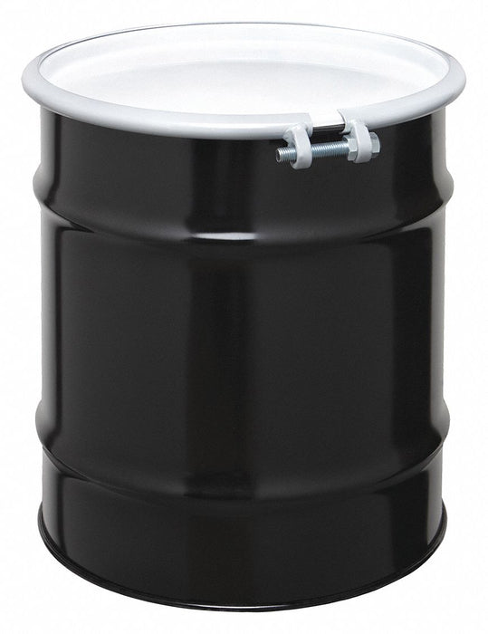 Transport Drum Steel 21.75 in H White