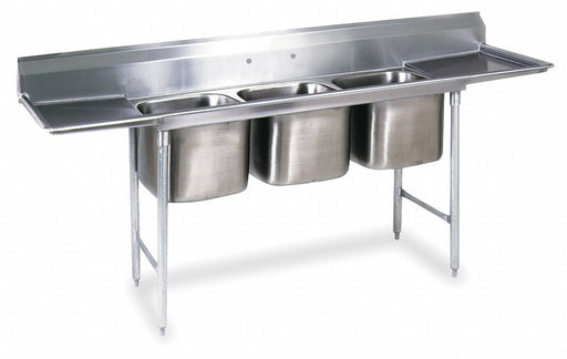 Kitchen Sink 90 x27.5 x44 Silver