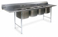 Kitchen Sink 107.75 x27.5 x44 Silver
