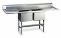 Kitchen Sink 76 x27 x44.5 Silver