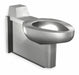 Prison Toilet SS Back Spud Floor Mount