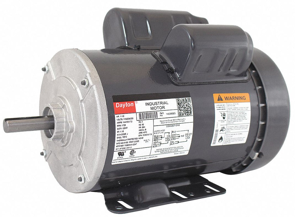 GP Motor 1 1/2 HP 1 725 RPM 115/208-230V