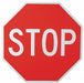 D9768 Traffic Sign 36 in x 36 in Red