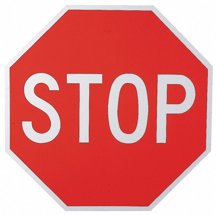 D9768 Traffic Sign 30 in x 30 in Red