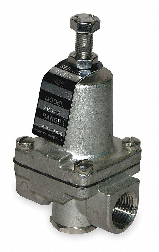 Pressure Regulator 1/2 In 3 to 50 psi