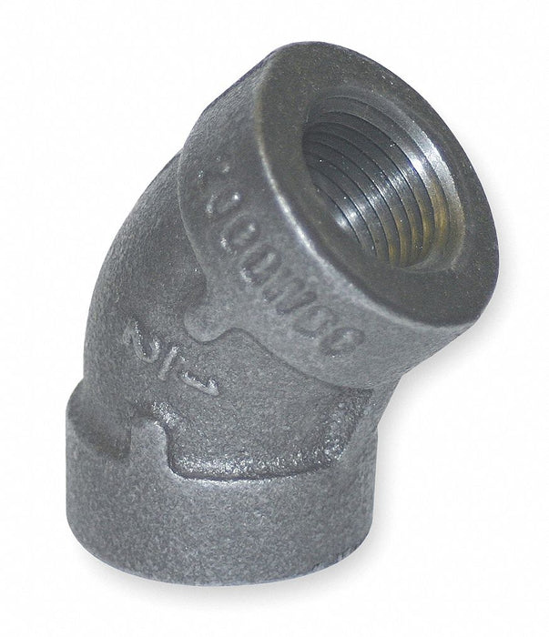45 Elbow Malleable Iron 1 1/2 in