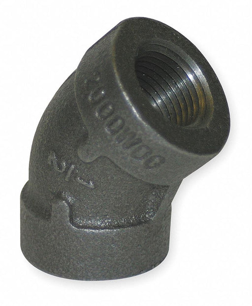 45 Elbow Malleable Iron 1 1/2 in