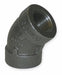 45 Elbow Malleable Iron 2 in FNPT