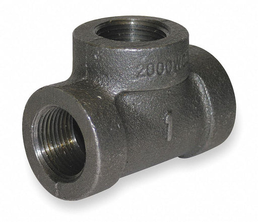 Tee Malleable Iron 1/4 in Pipe Size FNPT
