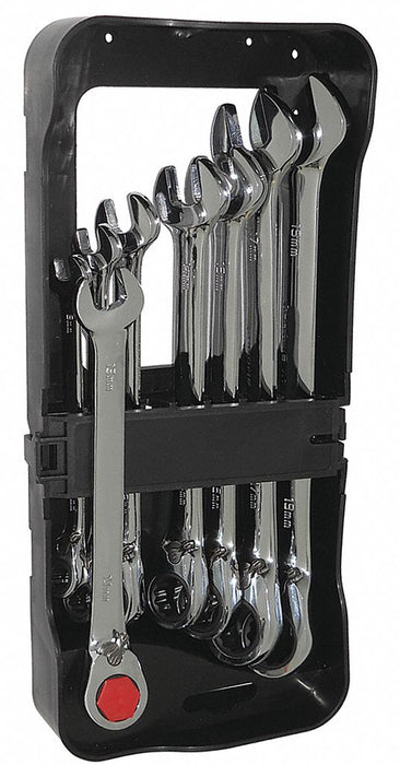 Combo Wrench St CV Steel Chrome Offset