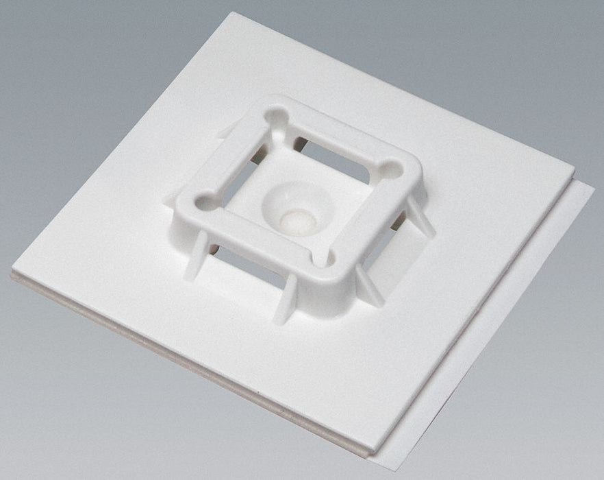 Cable Tie Base 4 Way Natural PK50