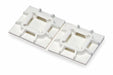 Cable Tie Base 4 Way Natural PK100