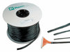 Braided Sleeving 0.500 in 100 ft Black