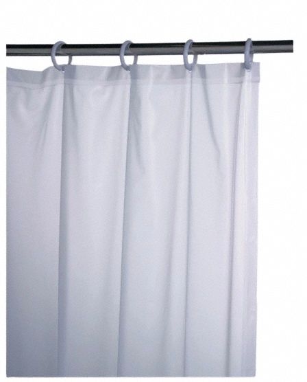 Shower Curtain 72 in L 36 in W White