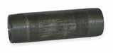 Black Pipe Nipple Threaded 1x9 In