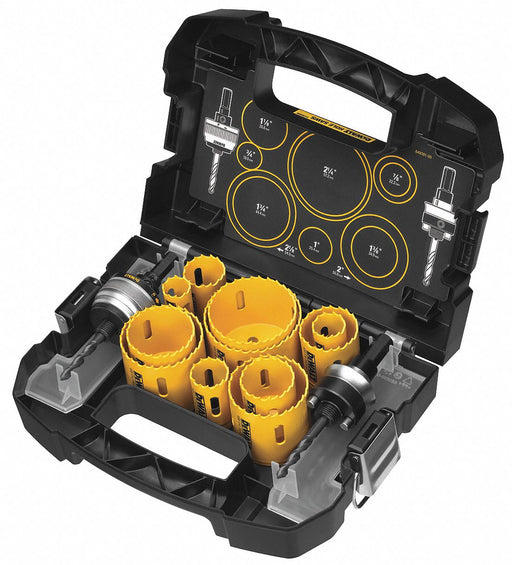 Hole Saw Kit 13pcs Sizes 0.75 -2.5 