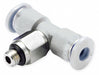 Swivel Tee Push In Tube 1/4 in PK10