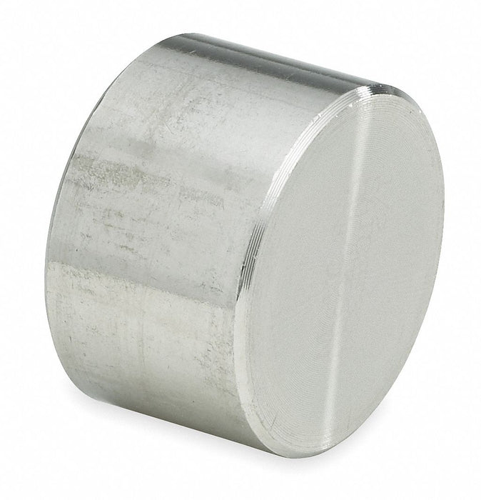 Round Cap 304 SS 1 1/4 in Class 3000