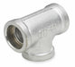 Tee 304 SS 1 1/2 in Pipe Size Socket