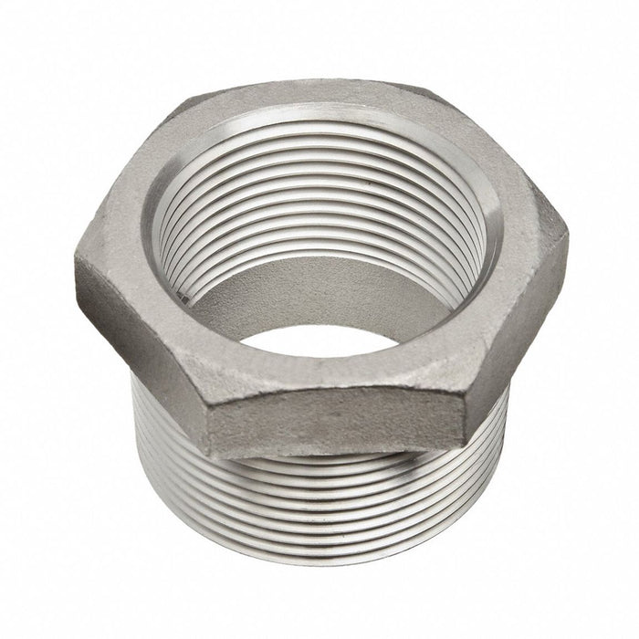 Hex Reducing Bushing 316 SS 3/4 x 1/8 in