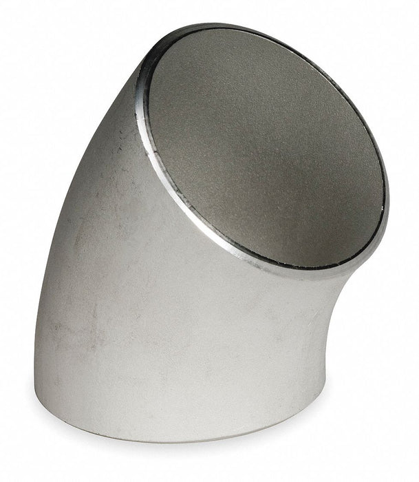 45 Long Radius Elbow 316L SS 1 1/2 in