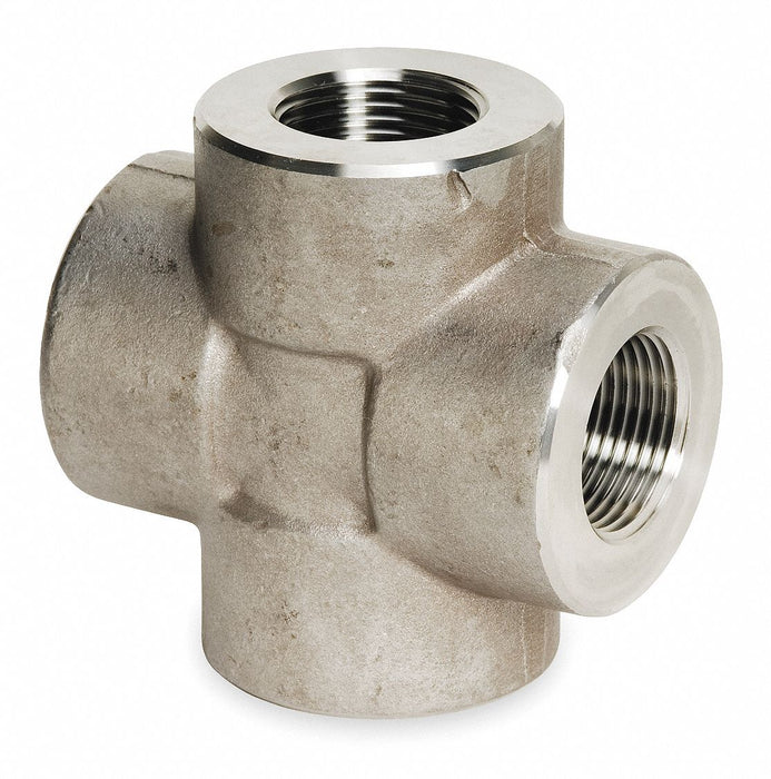 Cross 304 SS 1 1/2 in Pipe Size FNPT