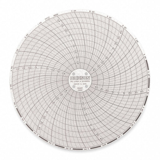 J2670 Circular Paper Chart 24 hr 60 pkg