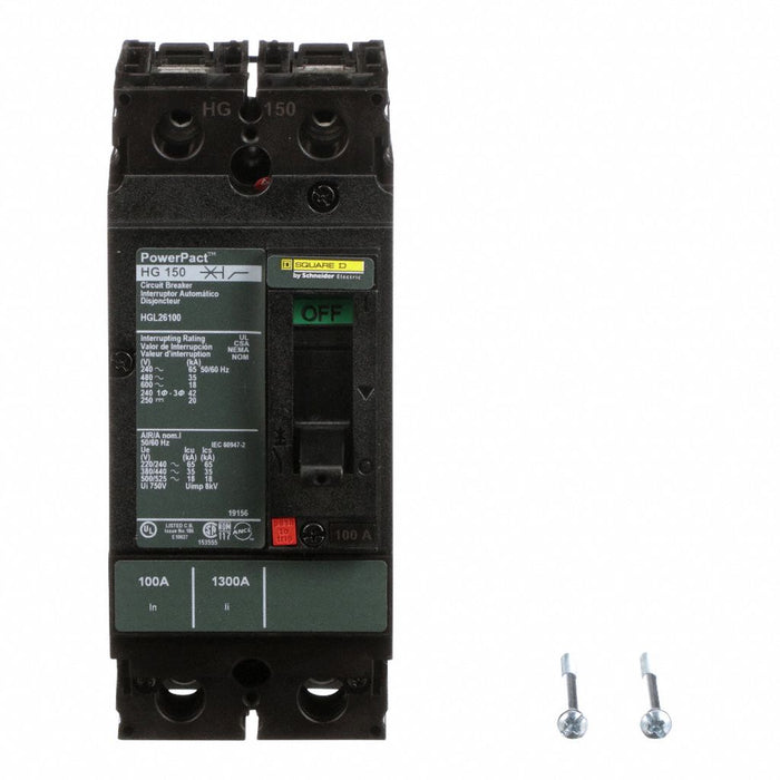 Circuit Breaker 100A 2P 600VAC HG