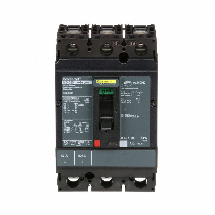 Circuit Breaker 40A 3P 600VAC HD